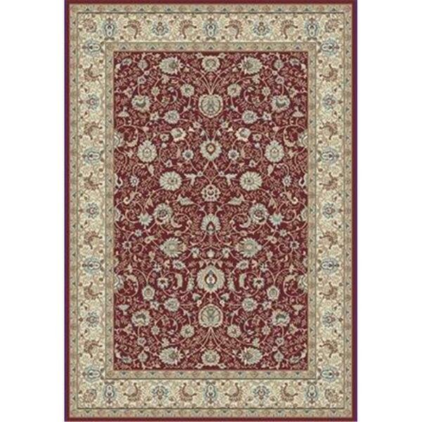 Melody Rectangular Rug- Red - 5 Ft. 3 In. X 7 Ft. 7 In., Dynamic Rugs, Mfr#: ME69985022339